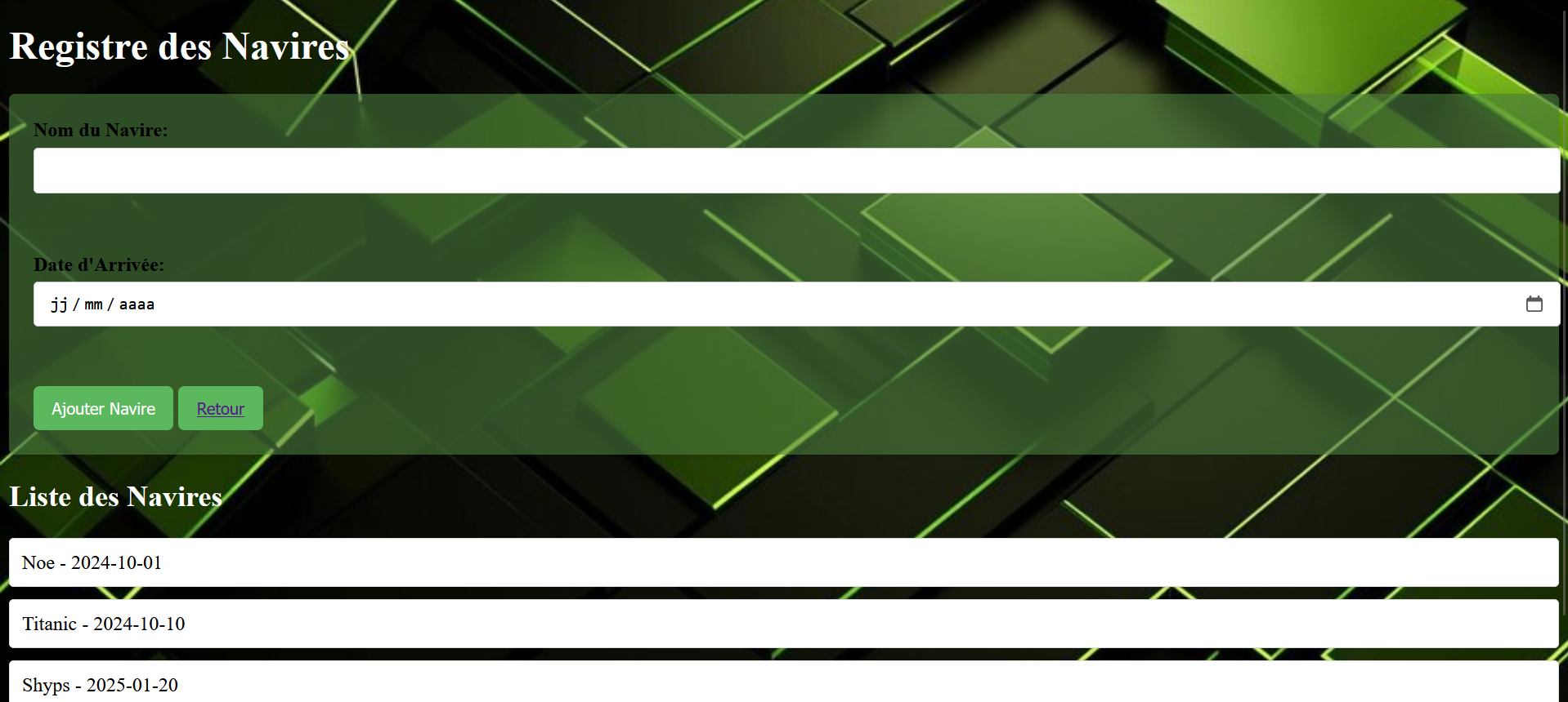 Developpement Site web/Application
