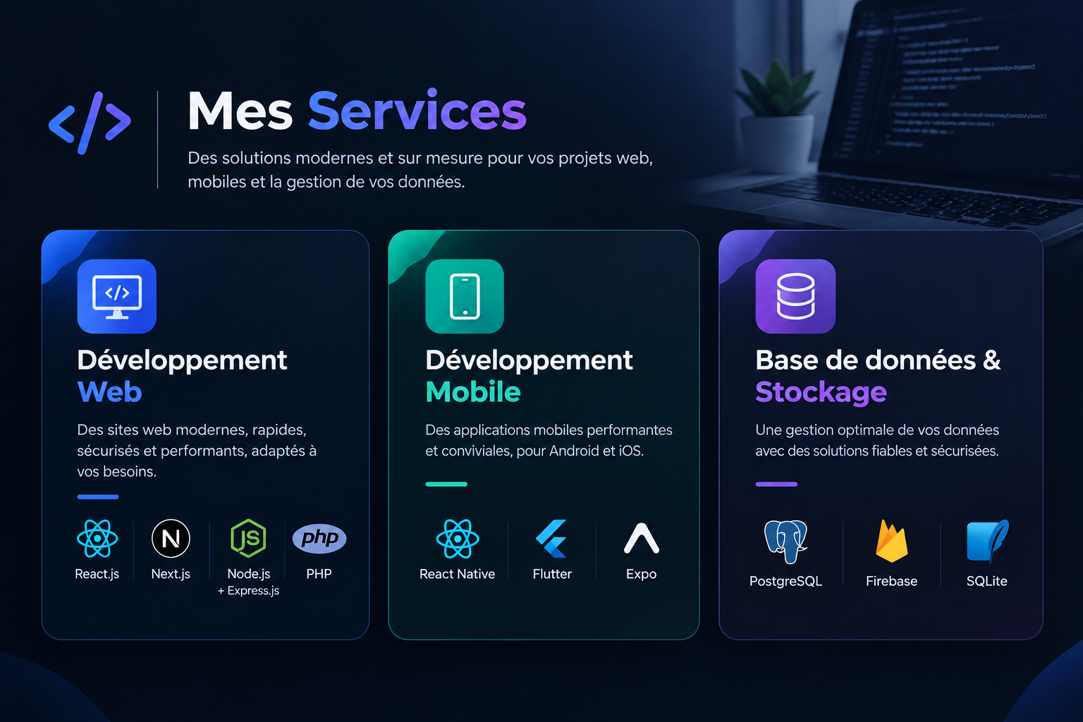 Développement applications Web & Mobile